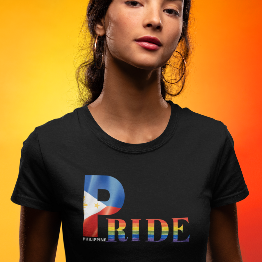 LGBTQIA PRIDE Unisex T-shirt with Philippine Flag