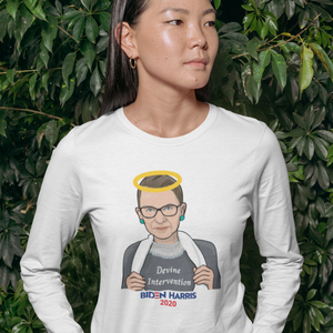 RBG Devine Intervention Long sleeve Shirt - SensibleTees