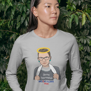 RBG Devine Intervention Long sleeve Shirt - SensibleTees