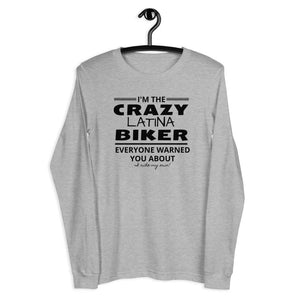 I'm the Crazy LATINA Biker-Everyone warned you about-I Ride My Own! - SensibleTees