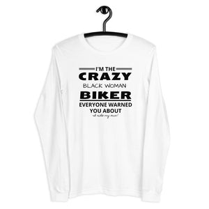 I'm the Crazy BLACK WOMAN Everyone warned you about- I Ride my own - SensibleTees