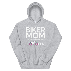 BIKER MOM like a regular mom only COOLER... I ride my own!  Hoodie - SensibleTees