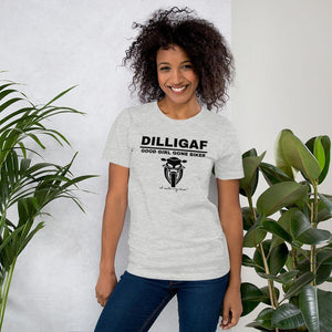 *DILLIGAF GOOD GIRL GONE BIKER  motorcycle T-shirt - SensibleTees