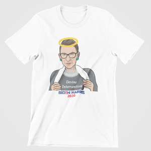 RBG Devine Intervention  Election 2020 Short-Sleeve T-Shirt - SensibleTees