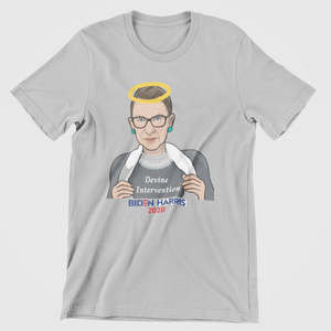 RBG Devine Intervention  Election 2020 Short-Sleeve T-Shirt - SensibleTees