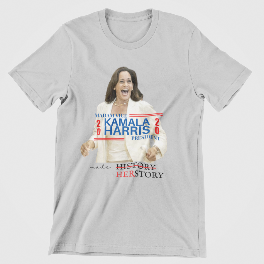 Madam Kamala Harris changed HIStory to HERstory T-shirt – SensibleTees