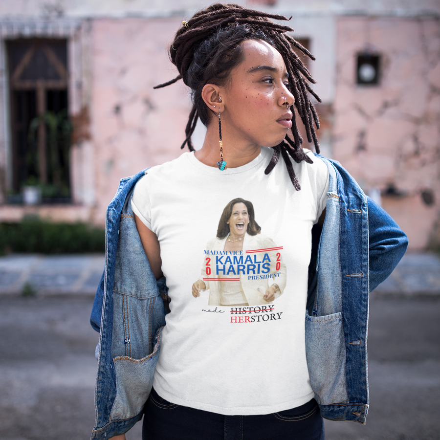 *Madam Kamala Harris changed HIStory to HERstory T-shirt - SensibleTees