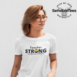 teacher strong with Colombian Flag  Unisex T-Shirt