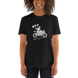 Wild Like My Curls  Motorcycle T-shirt - SensibleTees