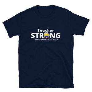 teacher strong with Colombian Flag  Unisex T-Shirt