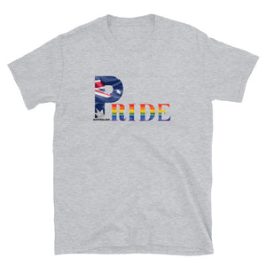LGBTQIA PRIDE  Unisex T-shirt with Australian Flag