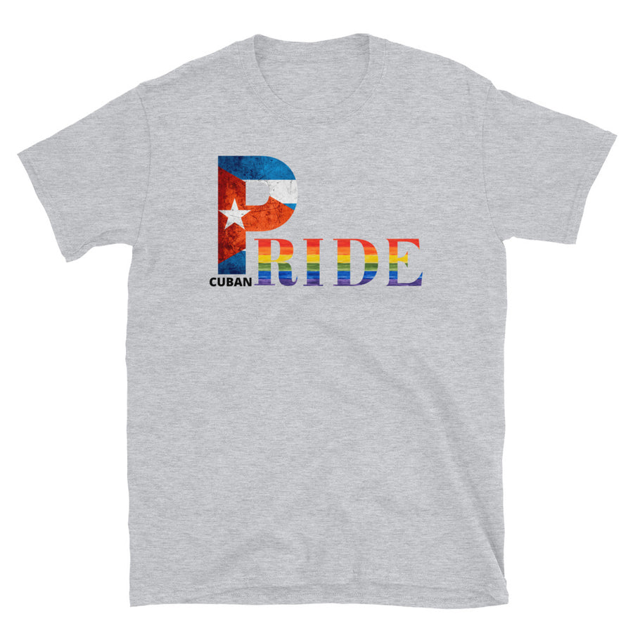 LGBTQIA PRIDE Unisex T-shirt with Cuban Flag