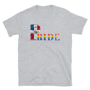 LGBTQIA PRIDE Unisex T-shirt with Dominican Flag