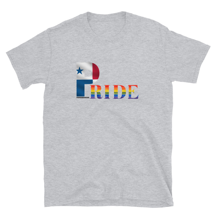 LGBTQIA PRIDE Unisex T shirt with Panamanian Flag
