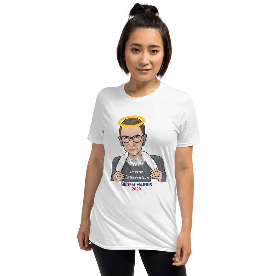 RBG Devine Intervention  Election 2020 Short-Sleeve T-Shirt - SensibleTees