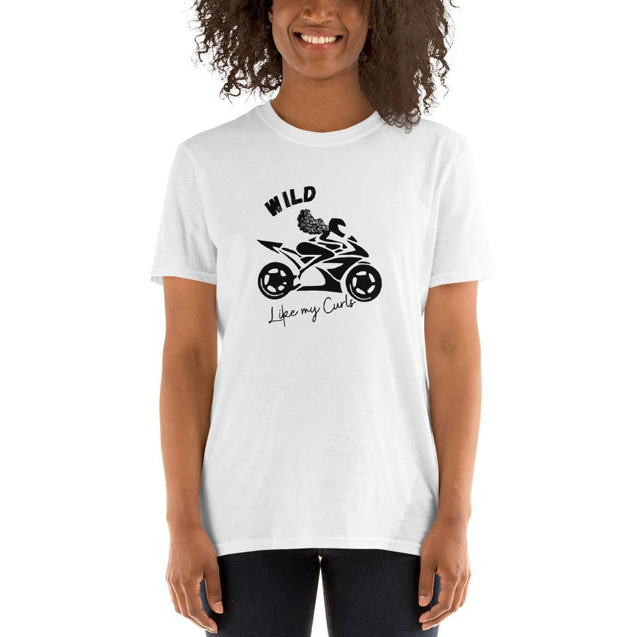 Wild Like My Curls  Motorcycle T-shirt - SensibleTees