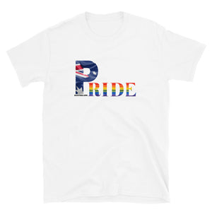 LGBTQIA PRIDE  Unisex T-shirt with Australian Flag