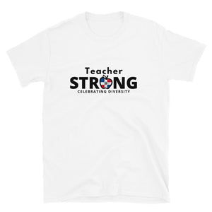 Teacher Strong with Dominican Flag Unisex T-shirt