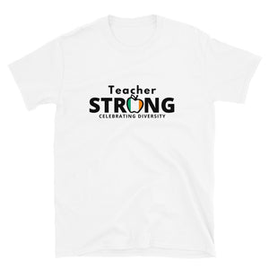 Teacher strong with Irish Flag Unisex T-Shirt