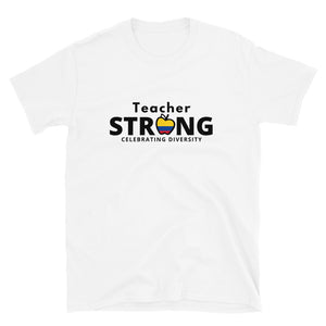 teacher strong with Colombian Flag  Unisex T-Shirt